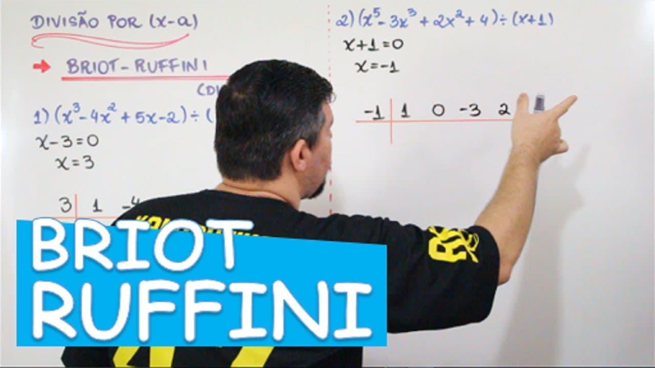 Thumbnail: BRIOT RUFFINI - DIVISÃO DE POLINÔMIOS (6/12)