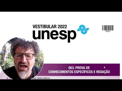 Thumbnail da aula: Correção e comentários - A Geografia na 2ª Fase da UNESP 2022.