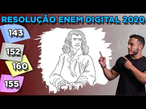 Thumbnail da aula: 🟢 Questão 143 - Caderno Azul | Razão e Proporção | MATEMÁTICA ENEM DIGITAL 2020