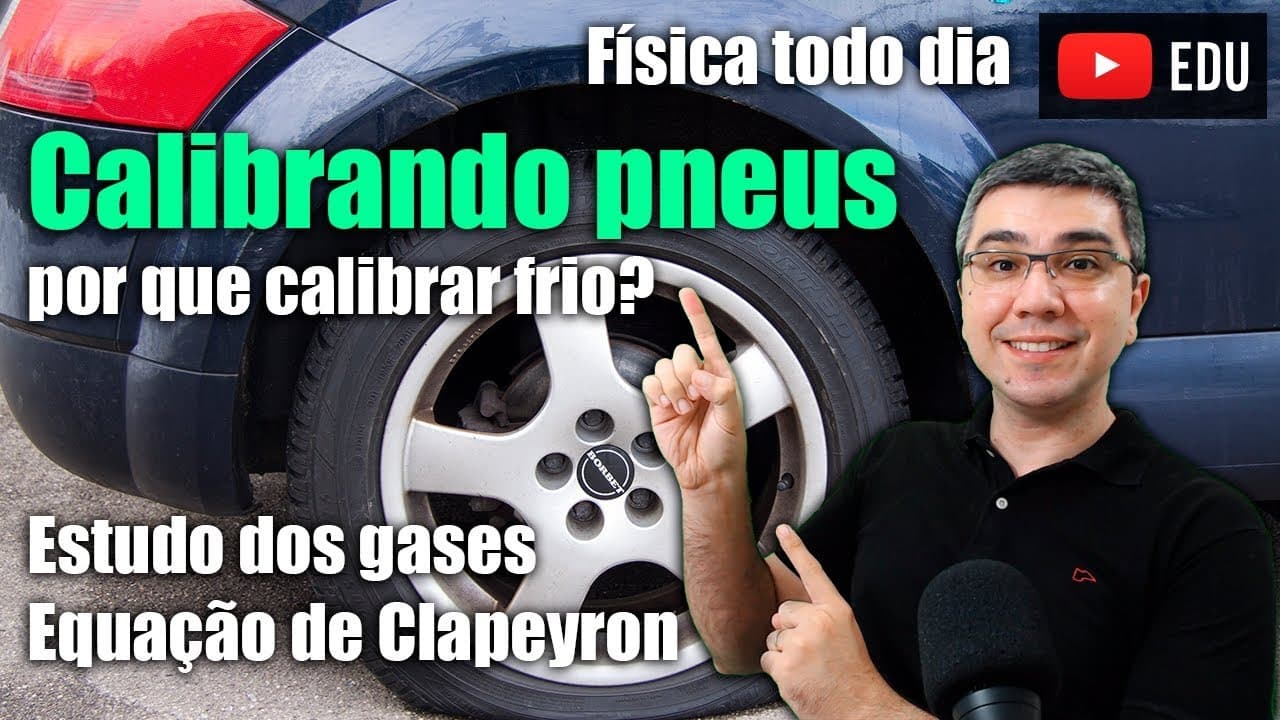 Thumbnail: A Física da calibragem dos pneus | Resolução de questão | Calibrar pneu