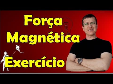Thumbnail da aula: Força magnética sobre cargas - Exercício 2 (PUC - RS) Eletromag. - Aula 3 - Prof. Marcelo Boaro
