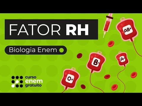 Thumbnail da aula: FATOR RH | Biologia para o Enem | Cláudia de Souza Aguiar