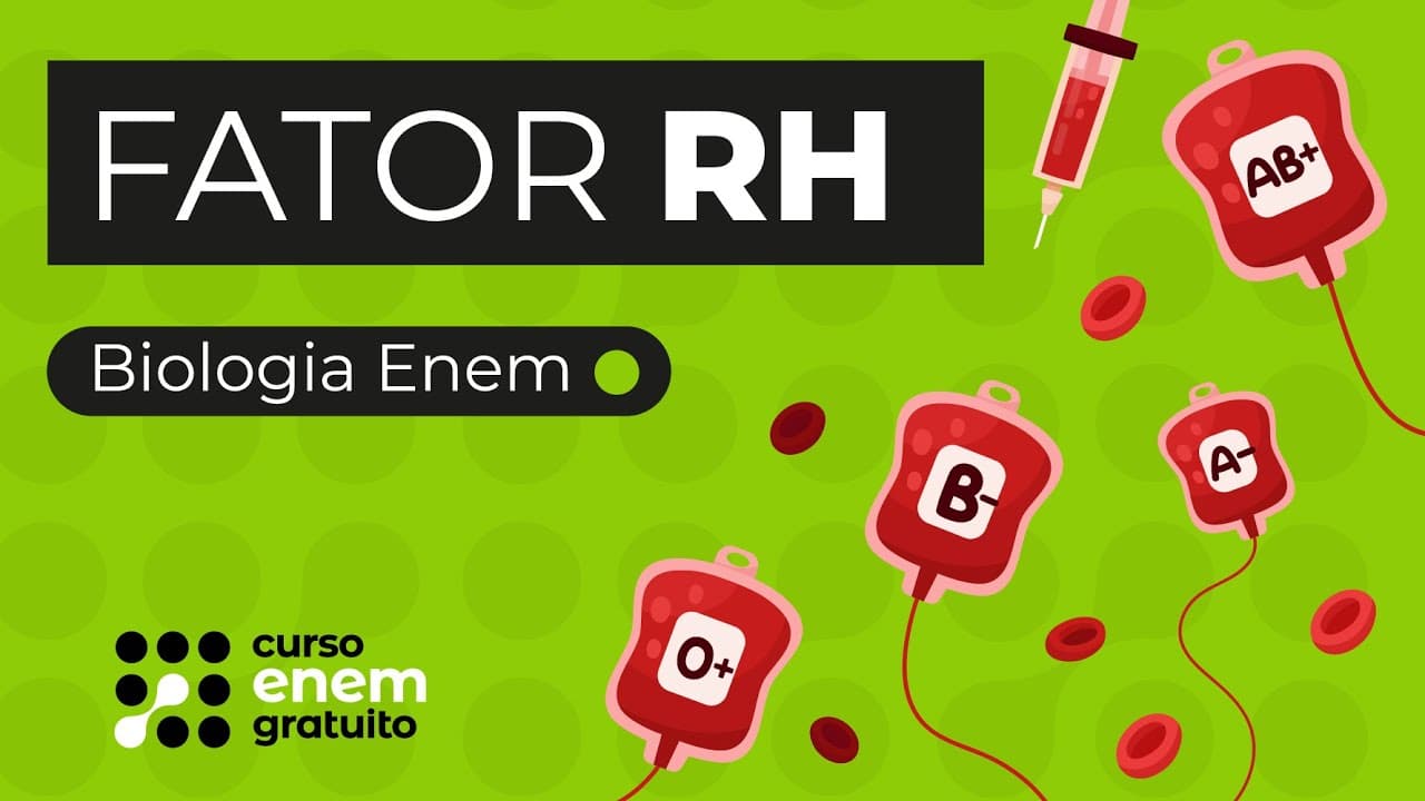 Thumbnail: FATOR RH | Biologia para o Enem | Cláudia de Souza Aguiar