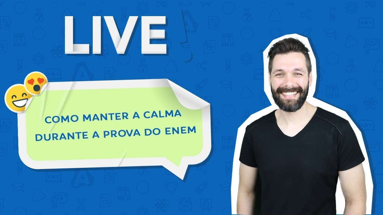 Thumbnail: COMO MANTER A CALMA DURANTE A PROVA DO ENEM