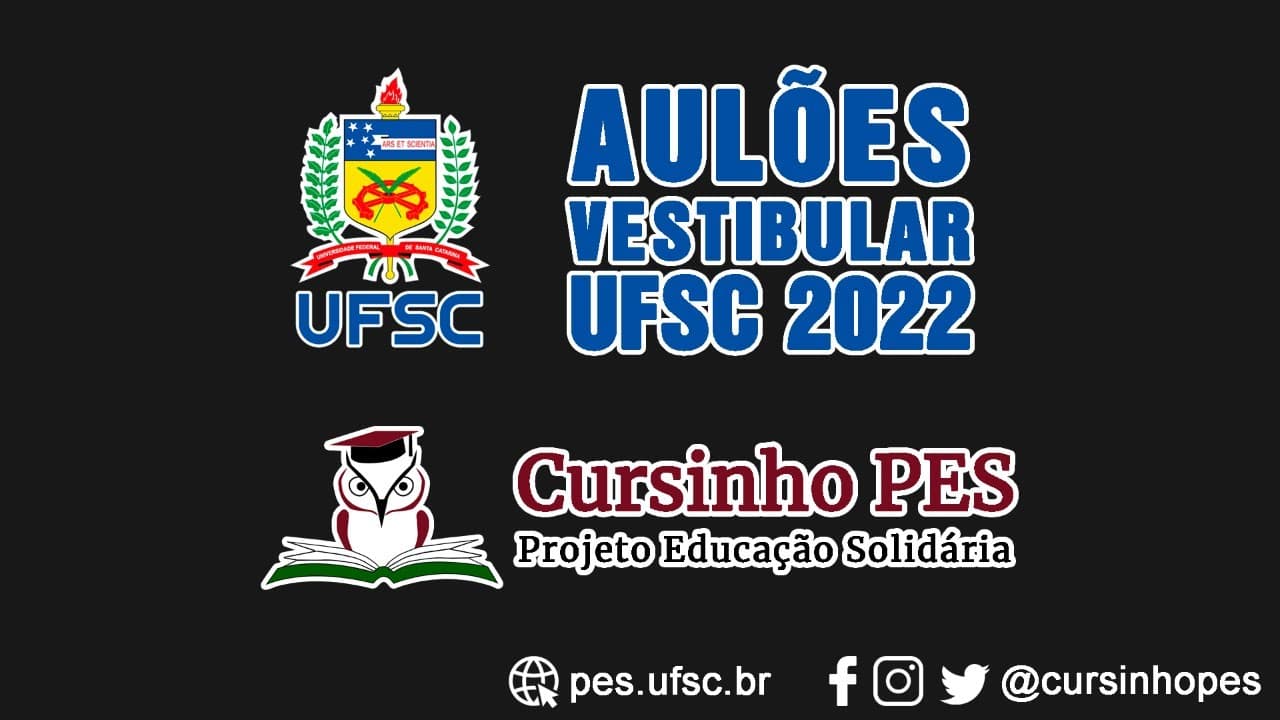 Thumbnail: Aulão Vestibular UFSC 2022 - 6º DIA - Redação -Cursinho PES