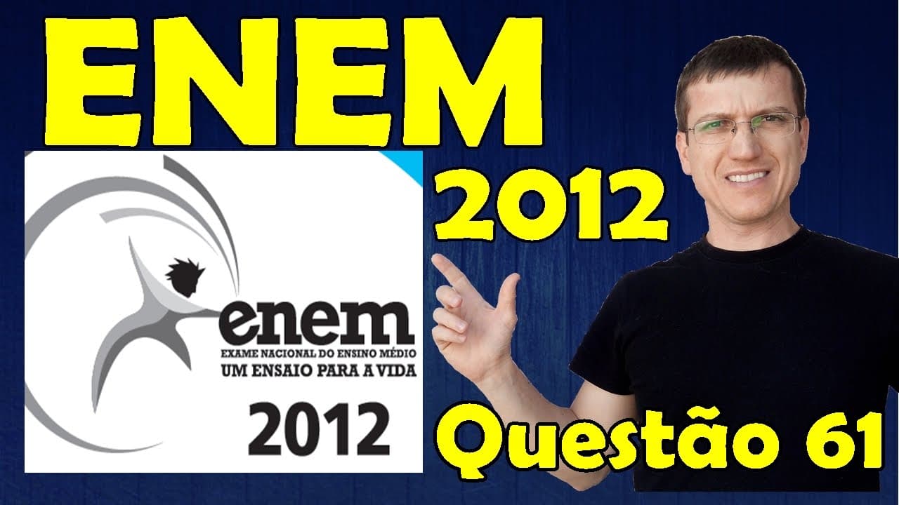 Thumbnail: 61 - ENEM 2012 - Física - Eletricidade - Questão 61 resolvida (Caderno Azul) - Prof. Marcelo Boaro