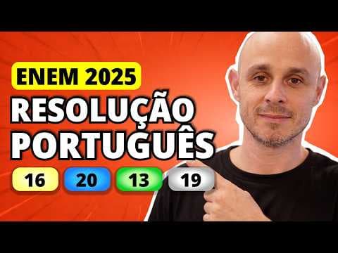 Thumbnail da aula: ENEM 2025 Linguagens – Questão 16 | A característica fundamental no aprendizado das práticas rituais