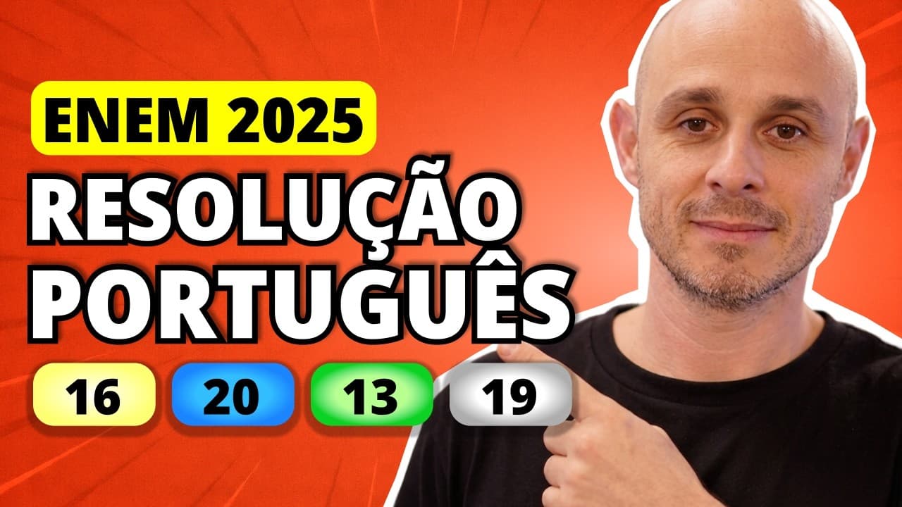 Thumbnail: ENEM 2025 Linguagens – Questão 16 | A característica fundamental no aprendizado das práticas rituais