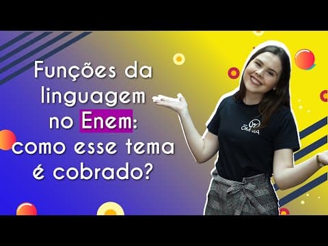 Thumbnail da aula: Funções da linguagem no Enem: como esse tema é cobrado? - Brasil Escola