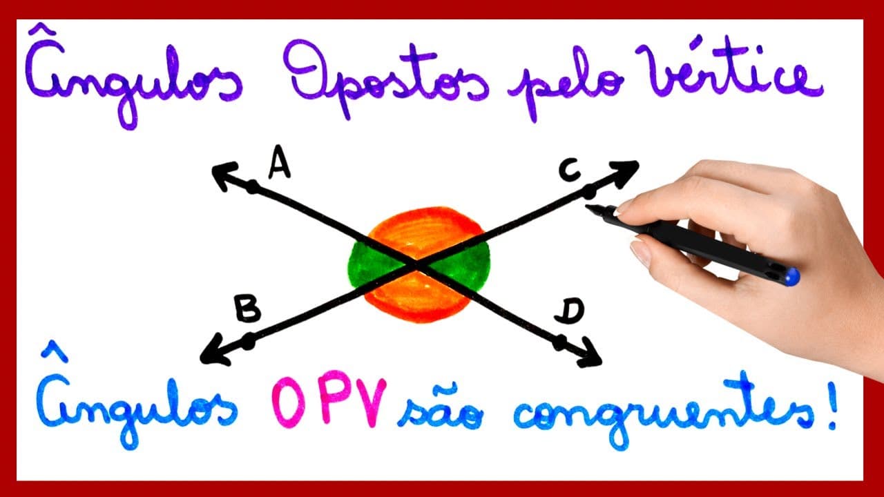 Thumbnail: ÂNGULOS OPOSTOS PELO VÉRTICE.