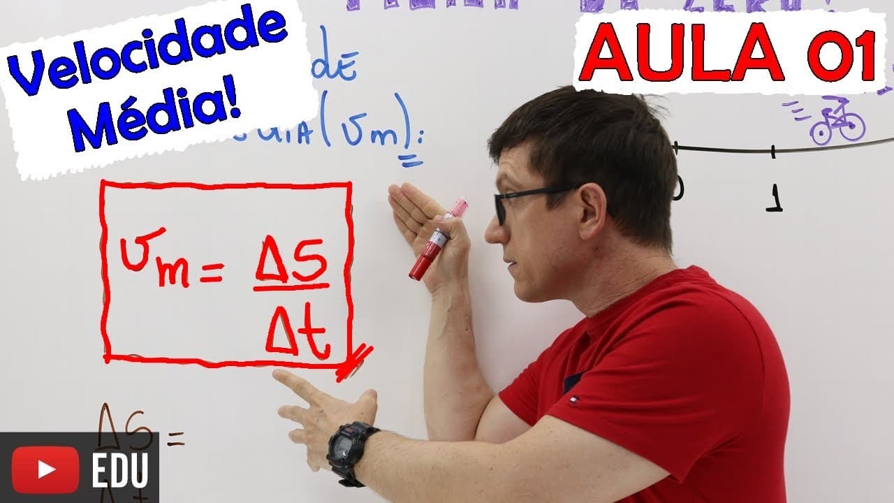 Thumbnail: VELOCIDADE MÉDIA - FÍSICA BÁSICA (FÍSICA do ZERO)  - Teoria e Exercícios   AULA 01