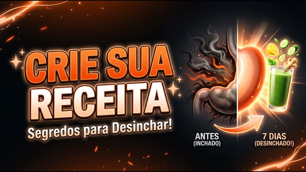 Thumbnail: Mini Exercício: Criando sua Receita | Desinchar em 7 Dias: O Guia Contra Retenção e Inchaço