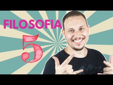 Thumbnail da aula: 5 TEMAS DE FILOSOFIA MAIS COBRADOS NO ENEM.