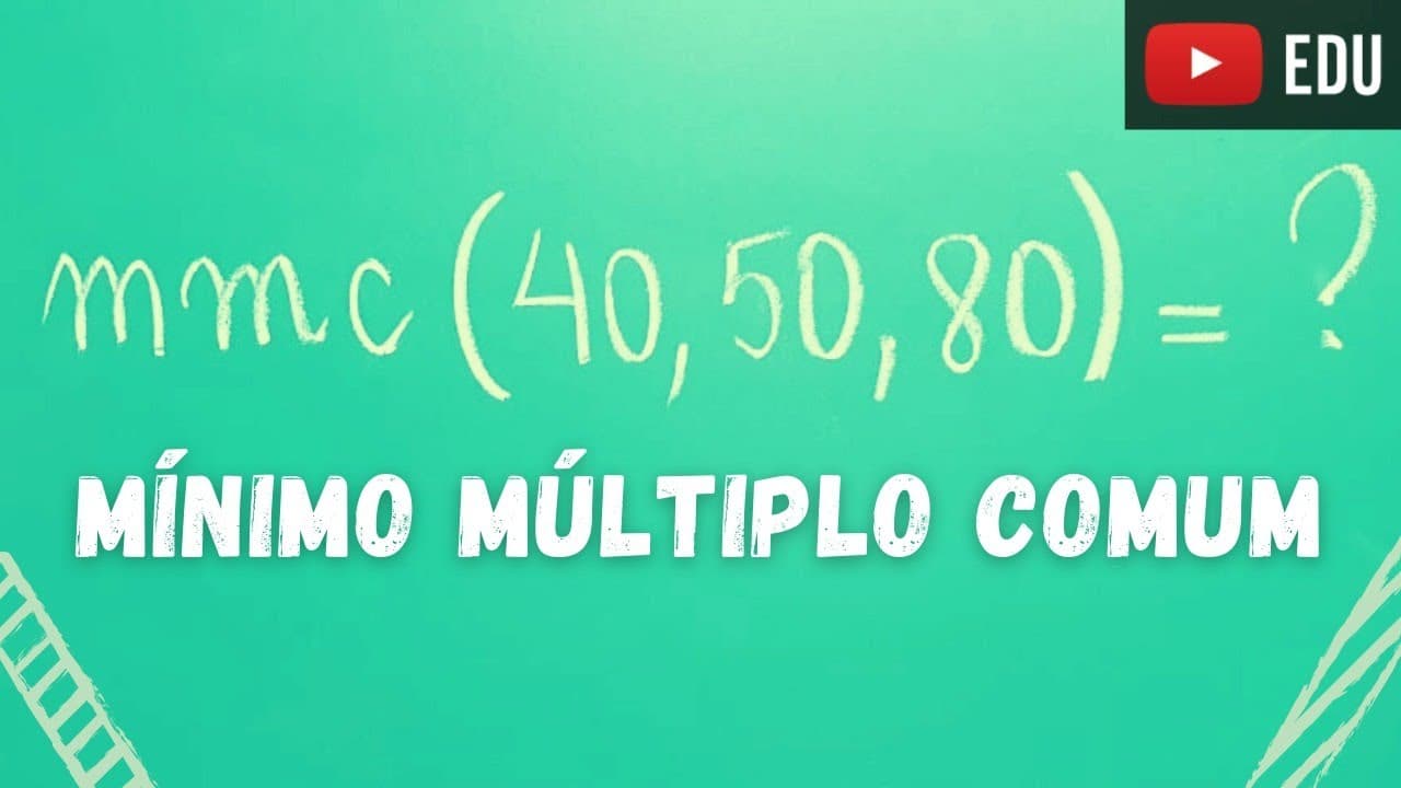 Thumbnail: MMC - Mínimo Múltiplo Comum - Questão de Concurso - Professora Angela