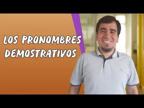 Thumbnail da aula: Los Pronombres Demostrativos - Brasil Escola