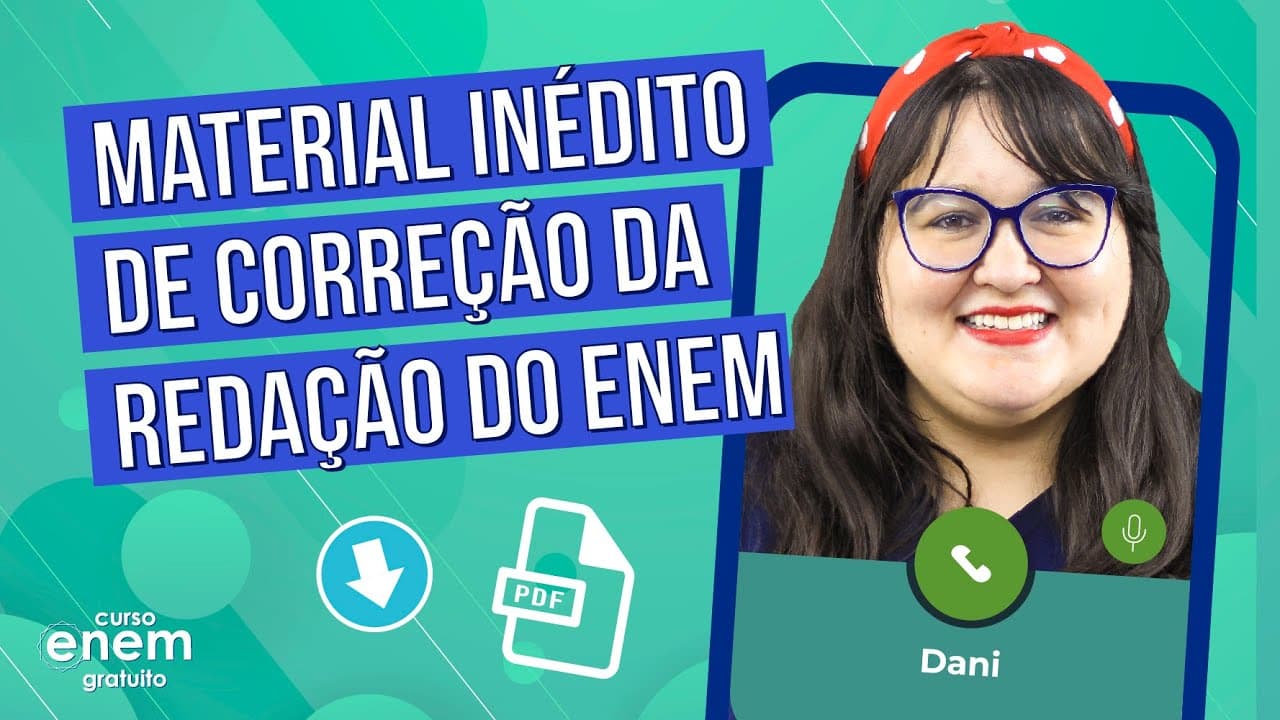 Thumbnail: MATERIAL INÉDITO DE CORREÇÃO DA REDAÇÃO DO ENEM DIVULGADO PELO INEP | O que é? Como utilizar?