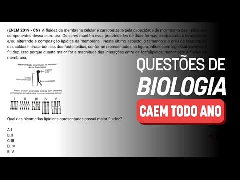 Thumbnail da aula: 🚨 Como ACERTAR 5 questões de Biologia | Revisão ENEM 2024 #JuntosAtéaProva