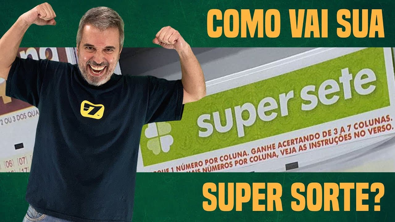 Thumbnail: SUPER SETE OU SUPER SORTE? Tudo sobre suas chances de ganhar!