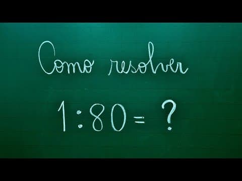Thumbnail da aula: DIVISÃO - COMO RESOLVER - Professora Angela Matemática