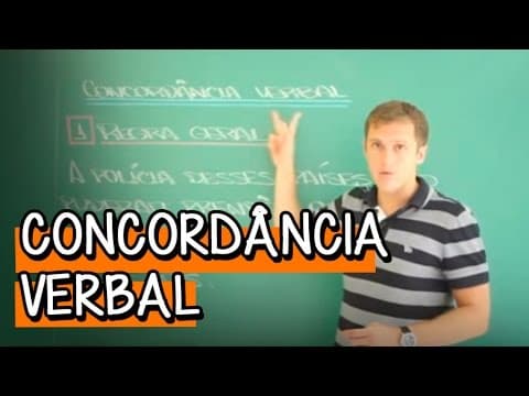 Thumbnail da aula: Concordância Verbal - Resumo para o ENEM: Redação | Descomplica