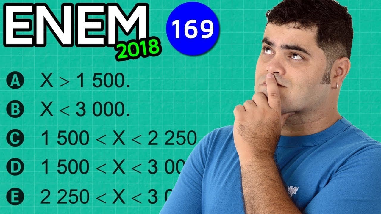 Thumbnail: 🔥 ENEM 2018 Matemática 169 👉🏻 Escala num Desenho de Navio