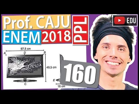 Thumbnail da aula: [ENEM 2018 PPL] 160 📓 GEOMETRIA ESPACIAL Uma empresa especializada em embalagem de papelão recebeu
