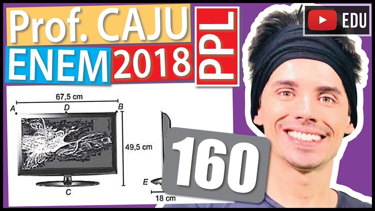 Thumbnail: [ENEM 2018 PPL] 160 📓 GEOMETRIA ESPACIAL Uma empresa especializada em embalagem de papelão recebeu