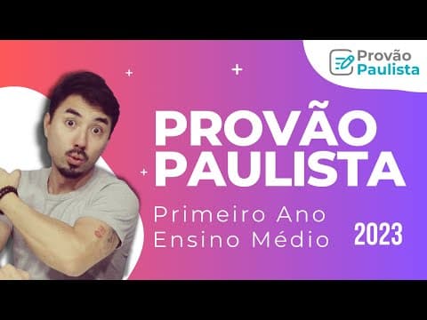 Thumbnail da aula: Provão Paulista 2023 | Prova do Primeiro Ano | Química