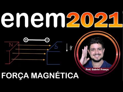 Thumbnail da aula: Duas esferas carregadas com cargas iguais em módulo e sinais contrários estão ligadas por uma haste