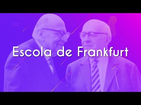 Thumbnail da aula: Escola de Frankfurt - Brasil Escola