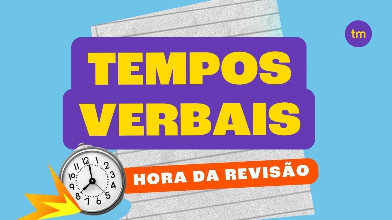 Thumbnail: TEMPOS VERBAIS | Estude para a prova