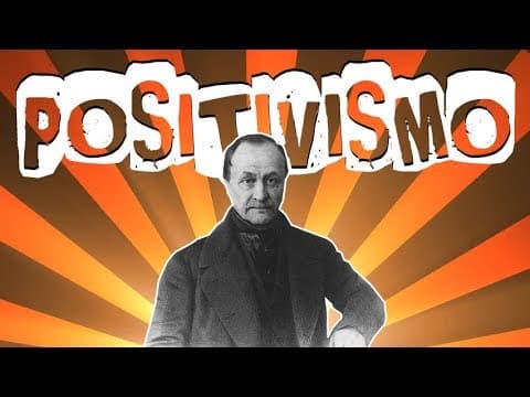 Thumbnail da aula: O QUE É O POSITIVISMO DE AUGUSTE COMTE?
