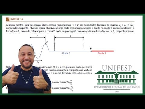 Thumbnail da aula: UNIFESP 2024 - QUESTÃO 14 - FÍSICA