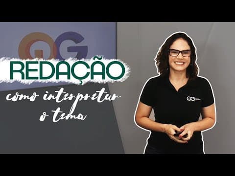 Thumbnail da aula: Como interpretar o tema - Redação para o ENEM com Fernanda Pessoa | Aula 01