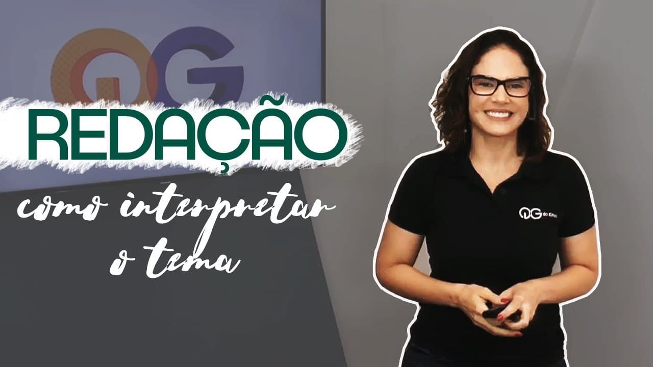 Thumbnail: Como interpretar o tema - Redação para o ENEM com Fernanda Pessoa | Aula 01