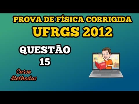 Thumbnail da aula: 15 de 2012 da prova de física da UFRGS - Considere que U é a energia potencial elétrica de duas
