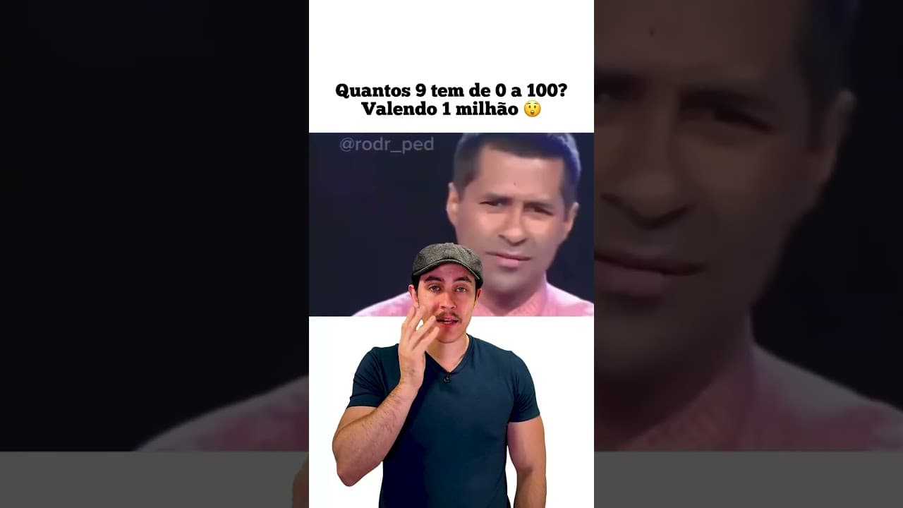 Thumbnail: Como perder 1 milhão por causa da matemática