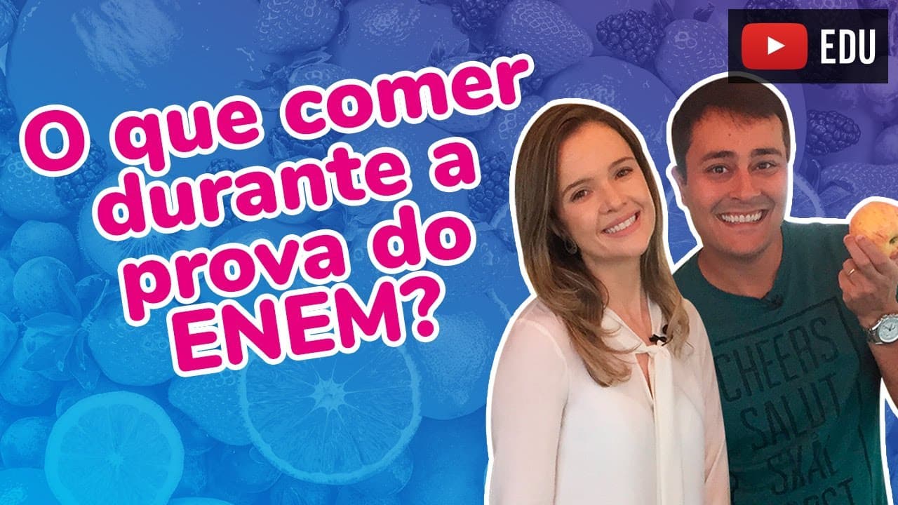 Thumbnail: O que comer durante a prova do ENEM? | ft. Cris Tozzo