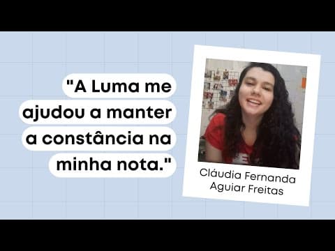 Thumbnail da aula: Cláudia Fernanda Aguiar Freitas