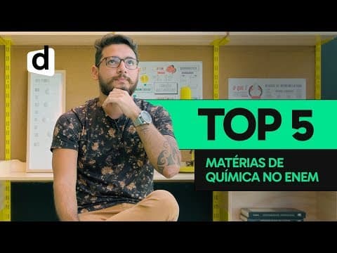 Thumbnail da aula: TEMAS QUE CAEM COM CERTEZA EM QUÍMICA NO ENEM 2018 | PLANTÃO DESCOMPLICA