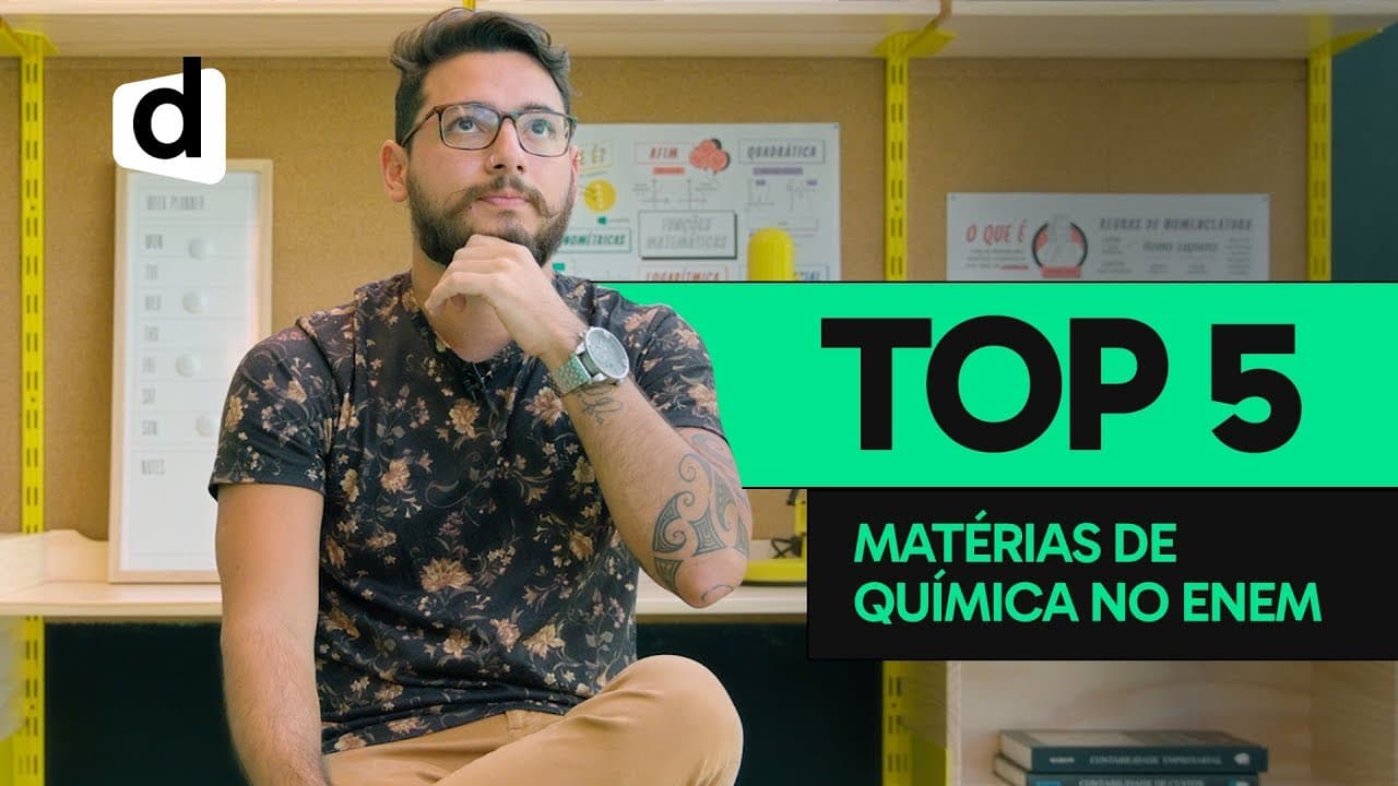Thumbnail: TEMAS QUE CAEM COM CERTEZA EM QUÍMICA NO ENEM 2018 | PLANTÃO DESCOMPLICA