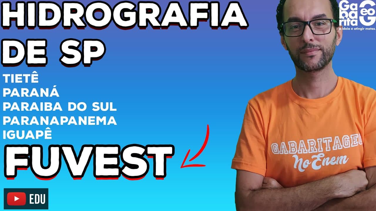 Thumbnail: Hidrografia de São Paulo | FUVEST |