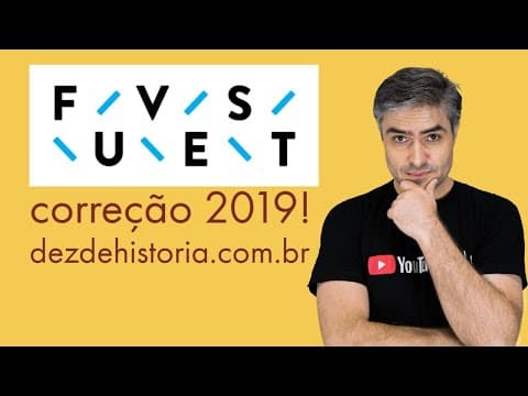 Thumbnail da aula: Correção FUVEST 2019