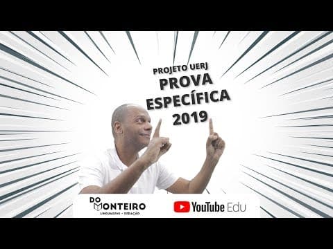 Thumbnail da aula: Correção UERJ 2019 | Projeto UERJ #18