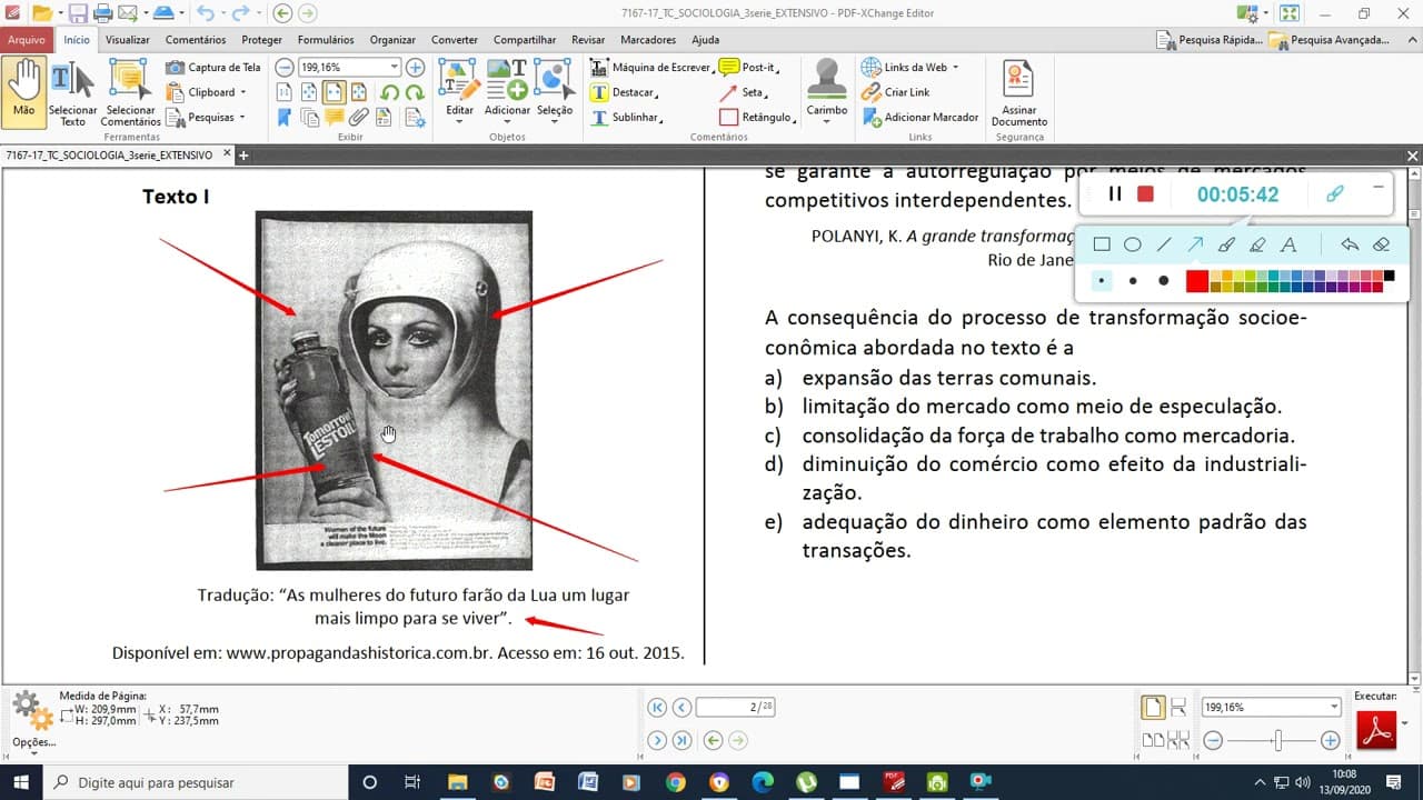 Thumbnail: Correção sociologia enem 1