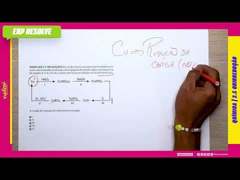 Thumbnail da aula: O CICLO DO COBRE É UM EXPERIMENTO DIDÁTICO EM QUE O COBRE METÁLICO É UTILIZADO(...) | OXIRREDUÇÃO