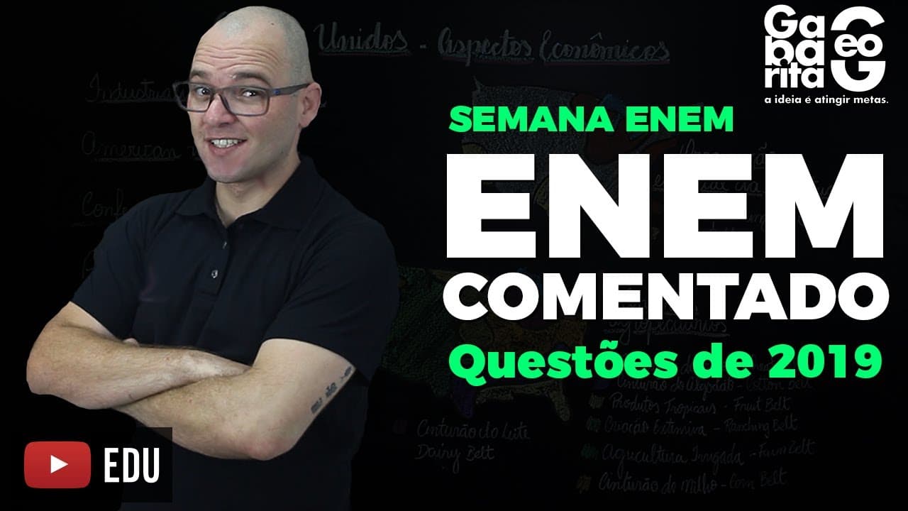 Thumbnail: GEOGRAFIA - ENEM COMENTADO 2019 - QUESTÃO 71 CAD AZUL - No sistema capitalista, as muitas ...