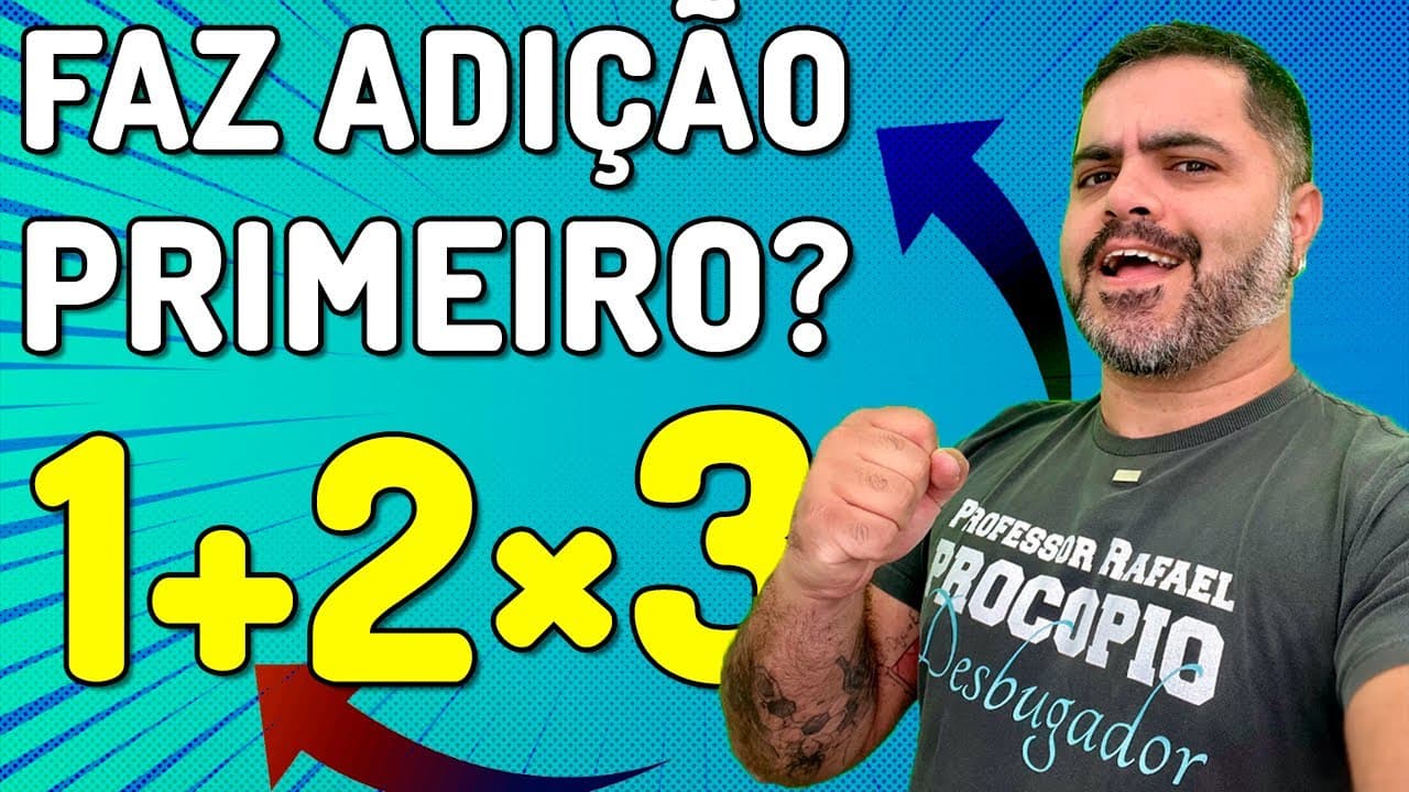 Thumbnail: 🟦 EXPRESSÕES NUMÉRICAS E ORDEM DAS OPERAÇÕES ARITMÉTICAS PEMDAS | Matemática Básica do Zero | Aula 4