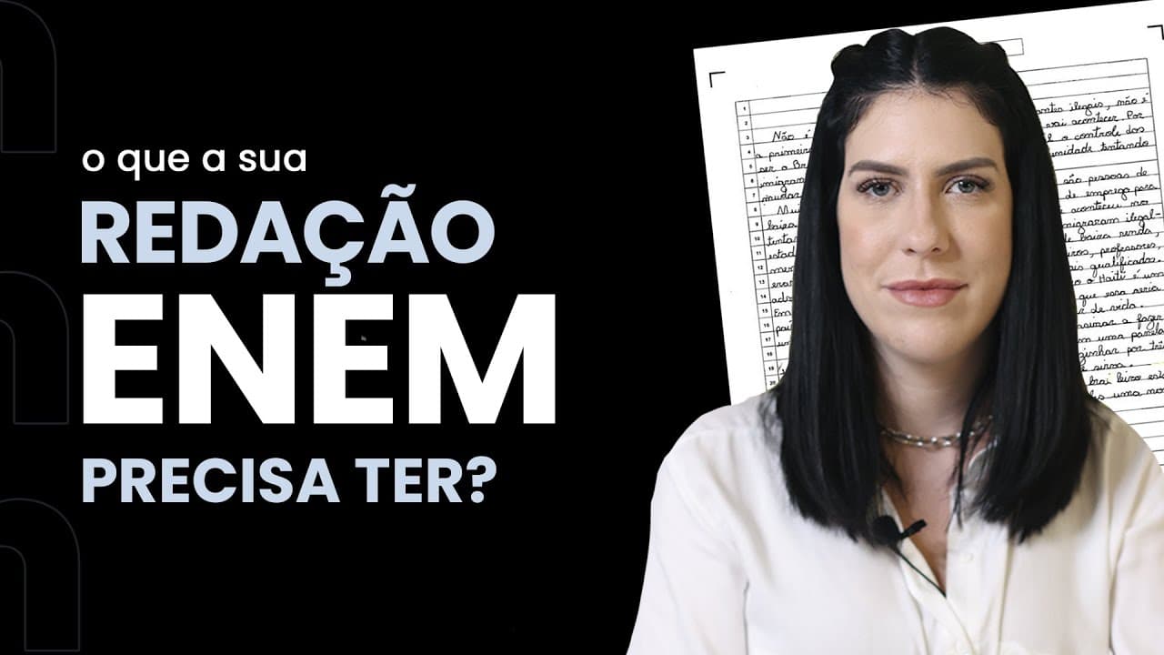 Thumbnail: O que a redação do Enem precisa ter? | Luma por aí