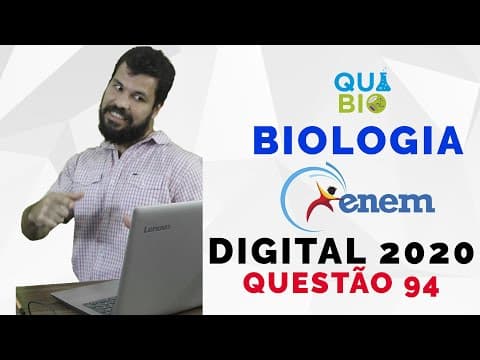 Thumbnail da aula: ENEM 2020 DIGITAL - Questão 94 - Analise o esquema de uma metodologia utilizada na produção de vacin
